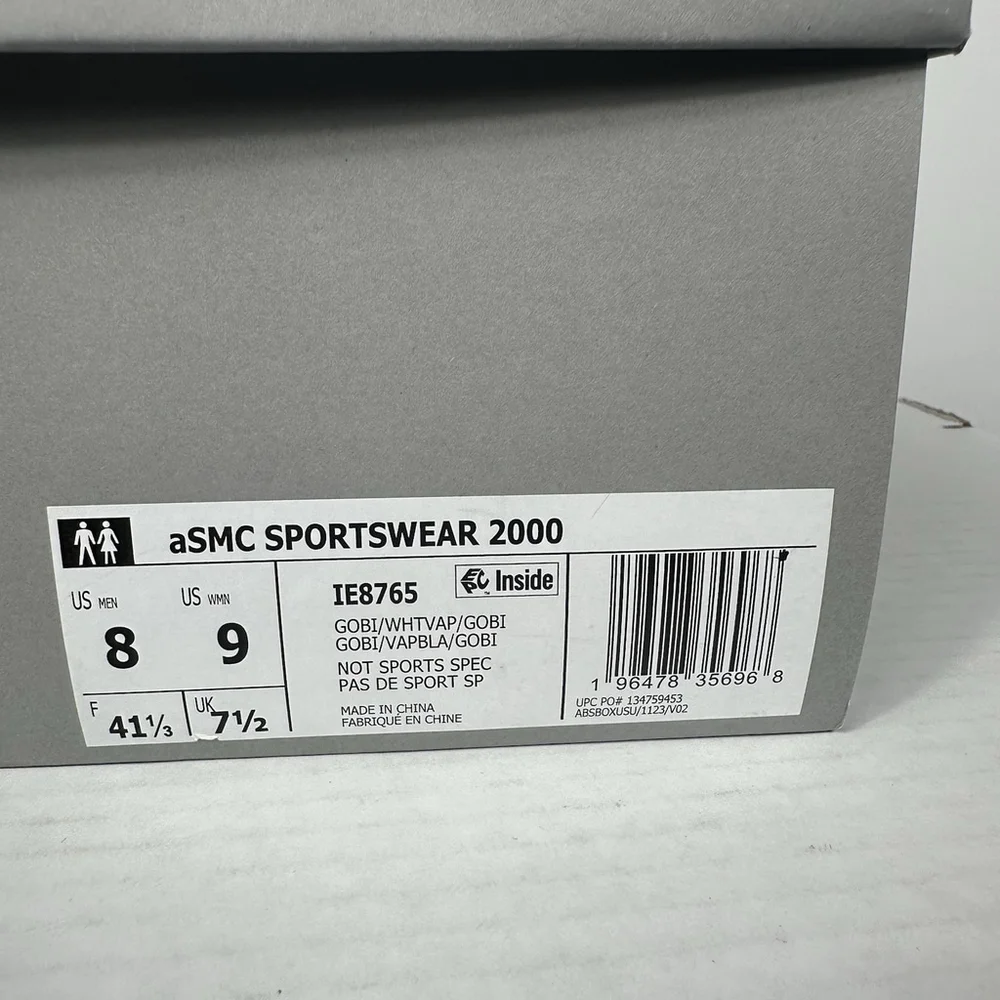 Adidas Stella McCartney Sports Wear 2000 Athletic Unisex Mens 8/ Womens 9 Grey